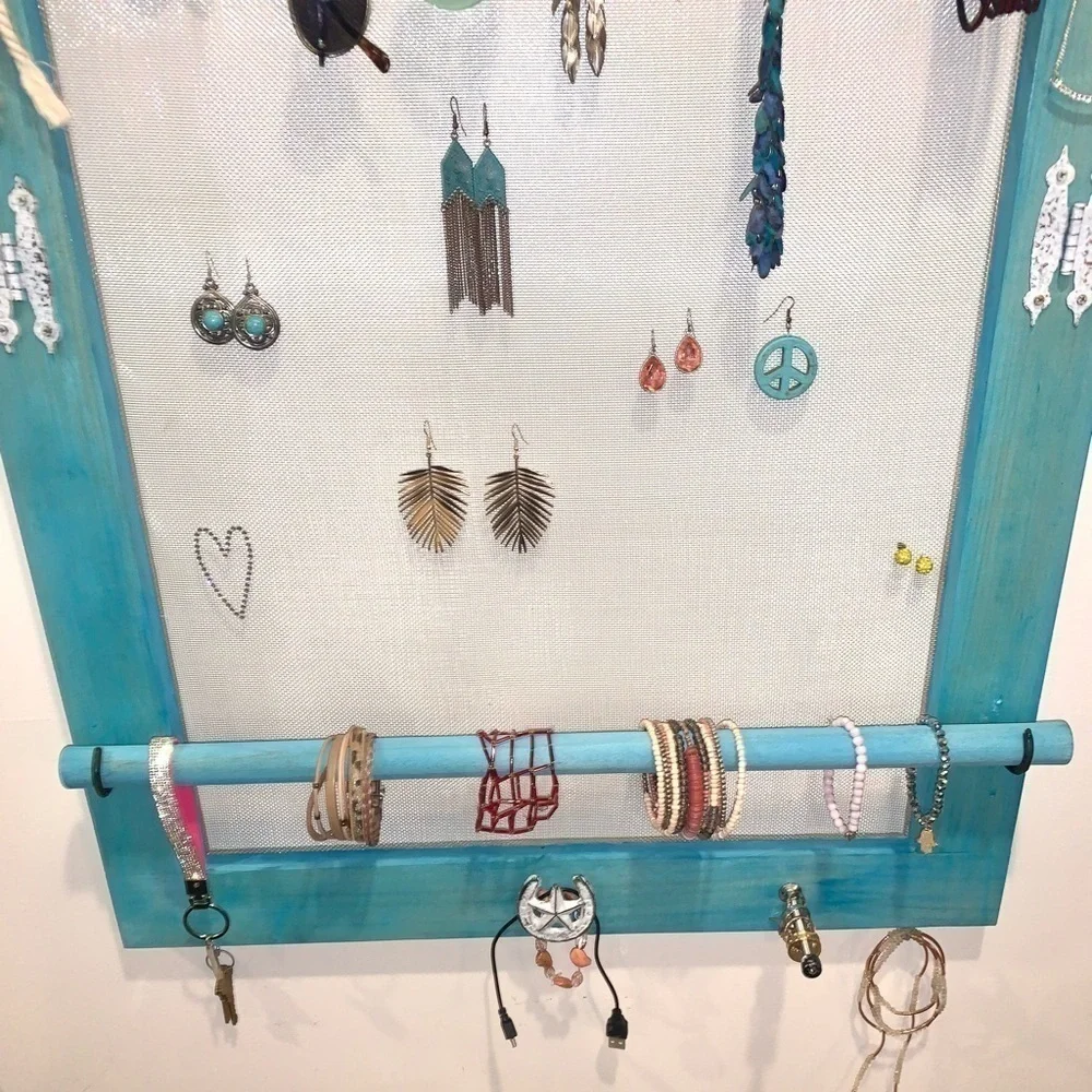 New Handmade Gift Jewelry hanging Organizer Display Extra Large Mother’s Day